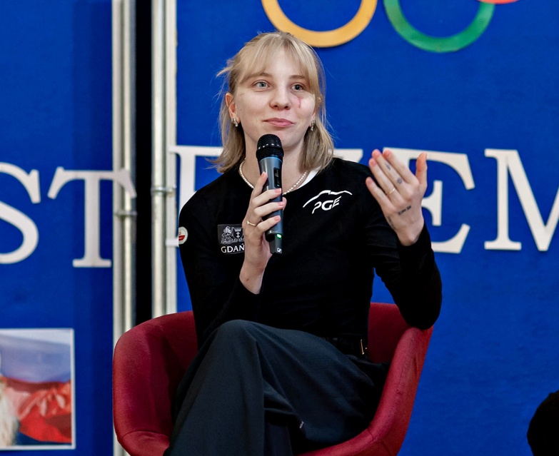 Olimpijczycy przepytani przez uczniów zdjęcie nr 344854