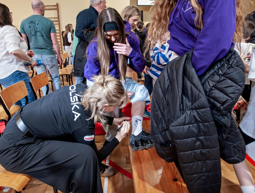 Olimpijczycy przepytani przez uczniów zdjęcie nr 344867