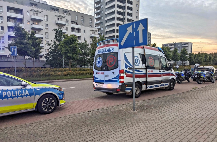 Potrącenie rowerzystki zdjęcie nr 349254