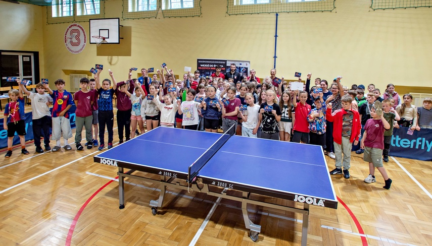 Jakub Dyjas zachęcał do tenisa stołowego zdjęcie nr 350017