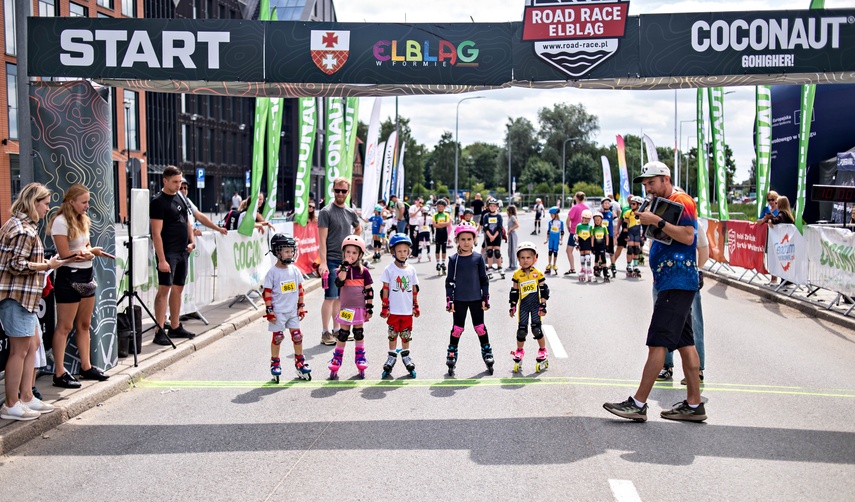 Ścigali się na szosie i rolkach. Road Race w Elblągu zdjęcie nr 351584