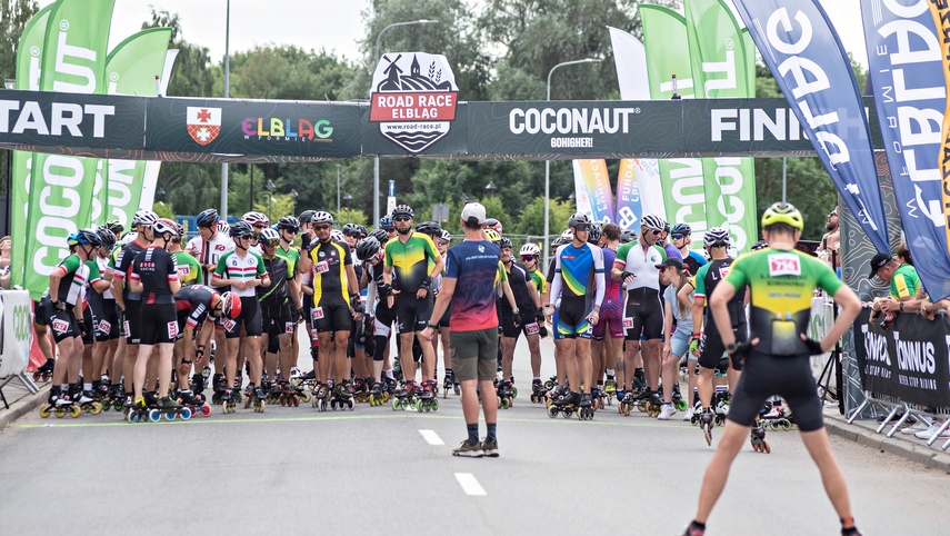 Ścigali się na szosie i rolkach. Road Race w Elblągu zdjęcie nr 351571
