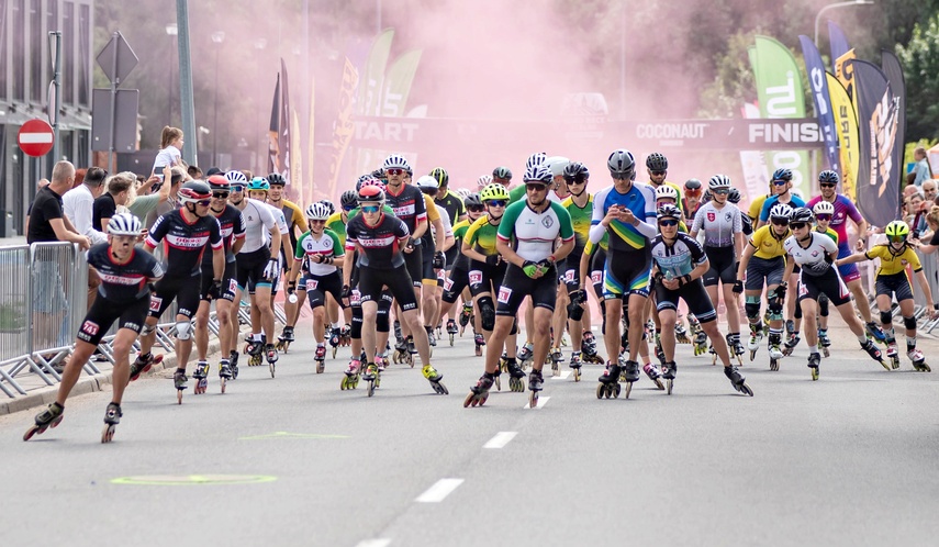 Ścigali się na szosie i rolkach. Road Race w Elblągu zdjęcie nr 351574