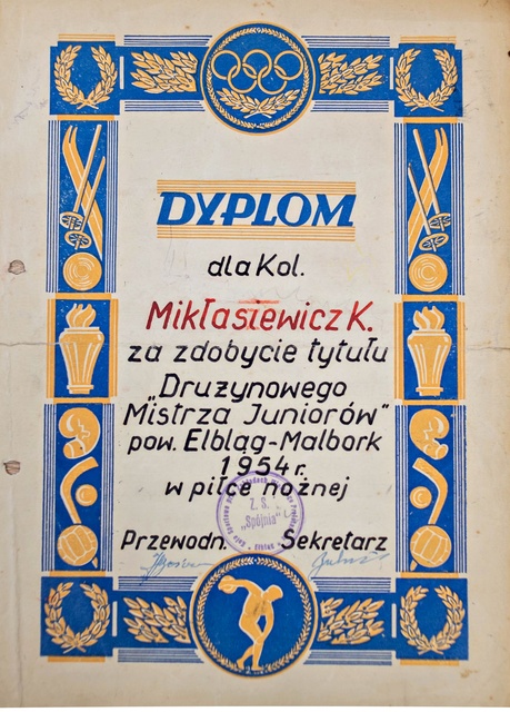 Kazimierz Mikłaszewicz: Przez piłkę wyrzucili mnie ze szkoły zdjęcie nr 352257