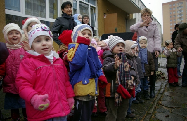Elbląg Mikołaj u przedszkolaków