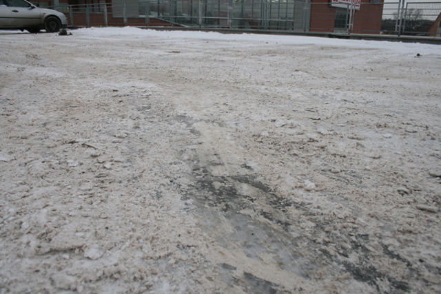 Elbląg Parking czy lodowisko?
