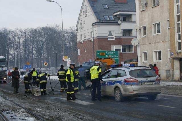 Elbląg Zderzenie na Browarnej