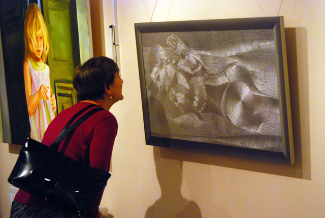 Portret sercem malowany zdjęcie nr 31964