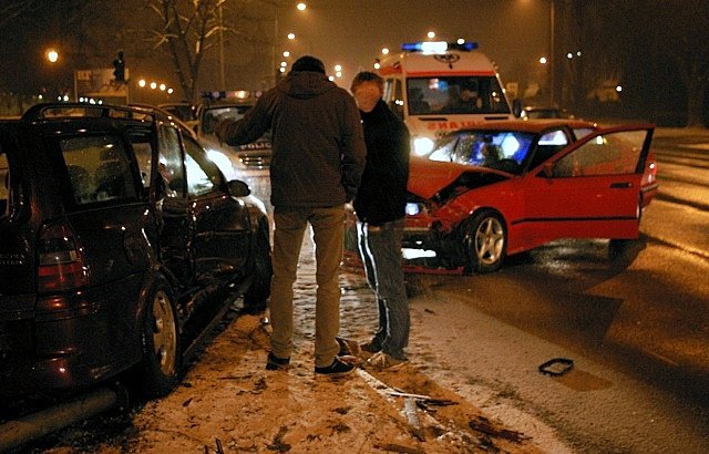 Elbląg Zderzenie na skrzyżowaniu