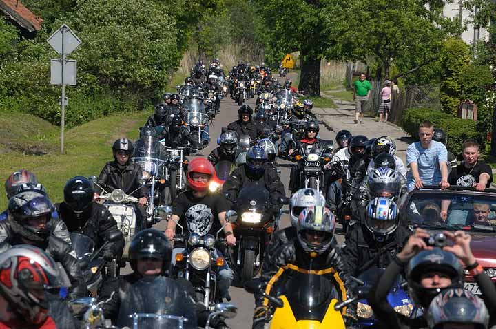 Elbląg Zlot motocyklistów w Nadbrzeżu