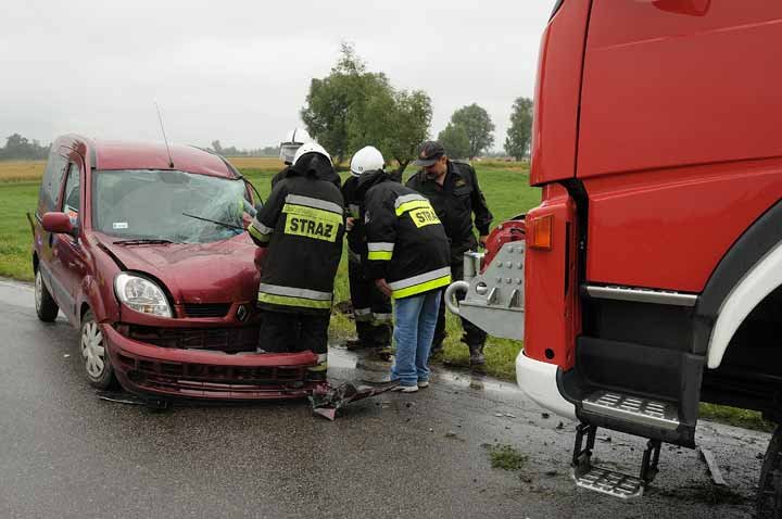 Wypadek między Jegłownikiem a Gronowem zdjęcie nr 37807