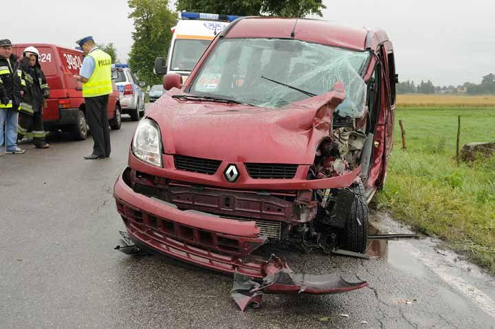 Wypadek między Jegłownikiem a Gronowem zdjęcie nr 37802