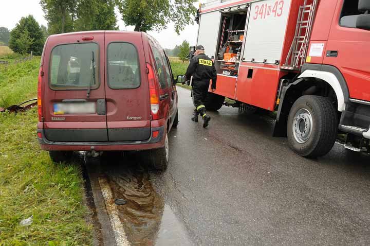 Wypadek między Jegłownikiem a Gronowem zdjęcie nr 37798