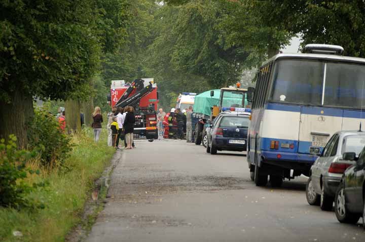 Wypadek między Jegłownikiem a Gronowem zdjęcie nr 37794