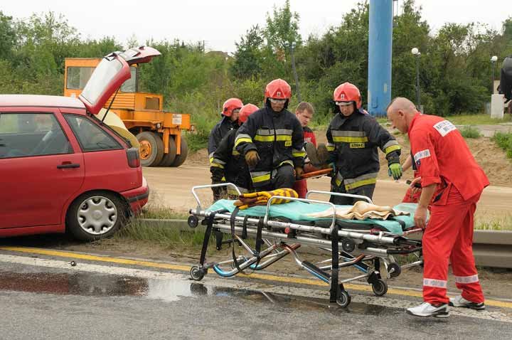 Elbląg Wypadek na siódemce