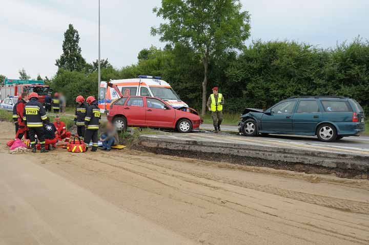 Wypadek na "siódemce" zdjęcie nr 37997