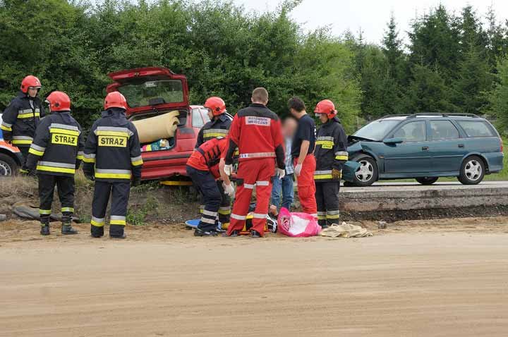 Wypadek na "siódemce" zdjęcie nr 37998