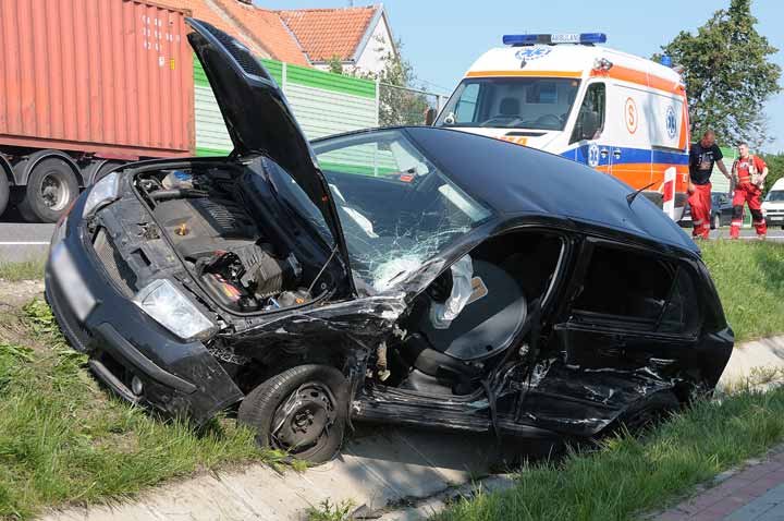 Elbląg Wypadek w Kazimierzowie