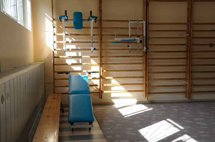 Sala do gimnastyki korekcyjnej w Szkole Podstawowej nr 12