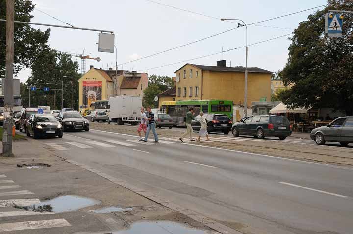 Słynne przejście na Al. Grunwaldzkiej przy Elzamie