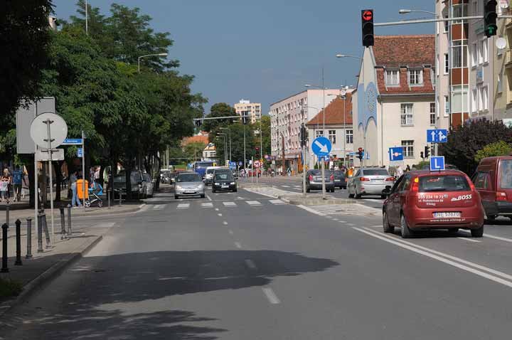 Zielona fala na ul. Hetmańskiej