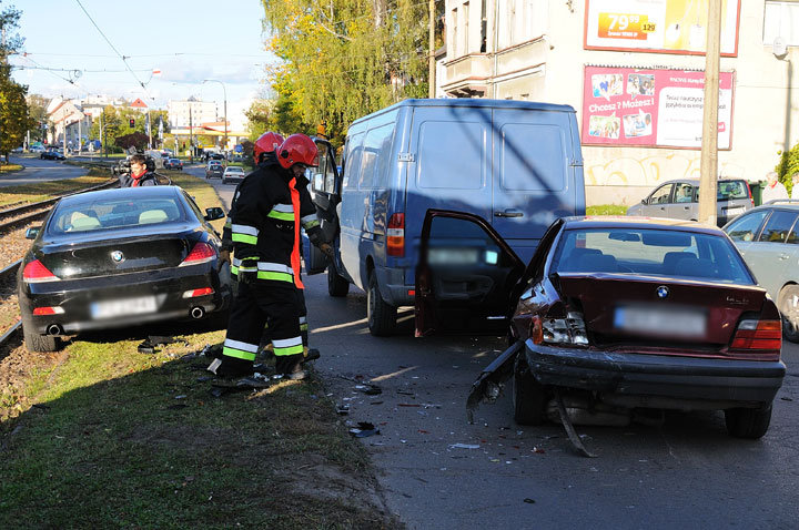 Elbląg Kolizja na Robotniczej - sprawca zbiegł