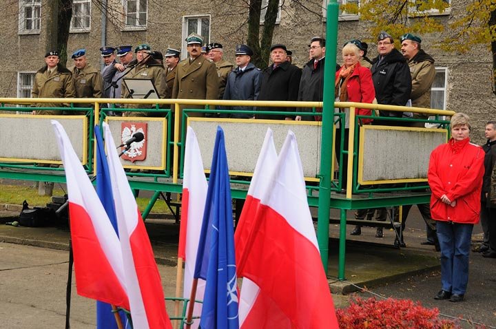 Elbląg Pożegnanie dowódcy 13 Elbląskiego Pułku Przeciwlotniczego