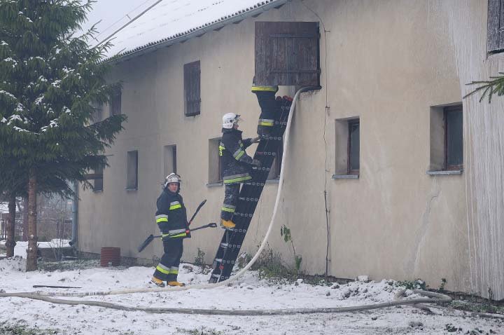 Pożar w Karczowiskach Górnych zdjęcie nr 41329