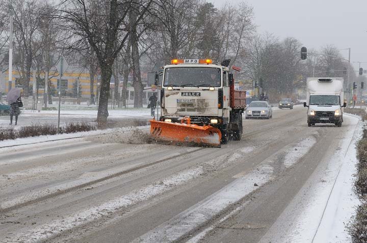 Do Elbląga zawitała śnieżna zima zdjęcie nr 41356