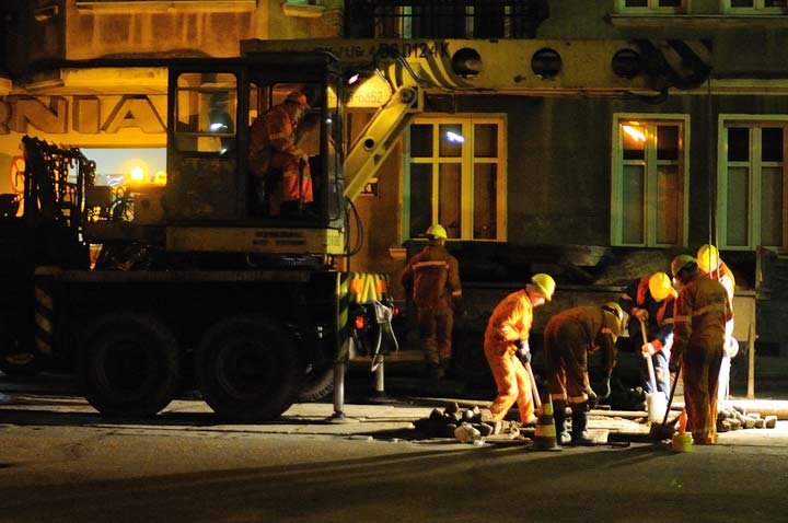 Nocny remont torowiska zdjęcie nr 43403