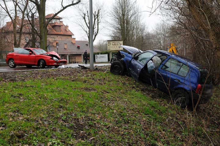 Wypadek na Kościuszki zdjęcie nr 43536