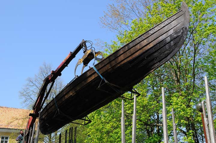 Replika łodzi Św. Wojciecha w elbląskim muzeum zdjęcie nr 43825