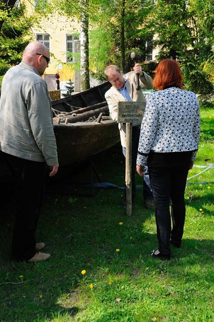 Replika łodzi Św. Wojciecha w elbląskim muzeum zdjęcie nr 43831