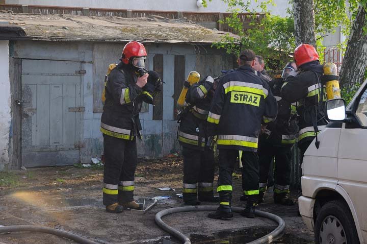 Pożar na Komeńskiego zdjęcie nr 44059
