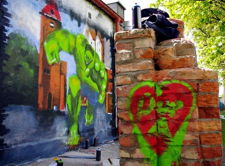 Street Art rozpoczęty zdjęcie nr 44092