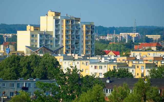 Elbląg Widoki z Bramy Targowej