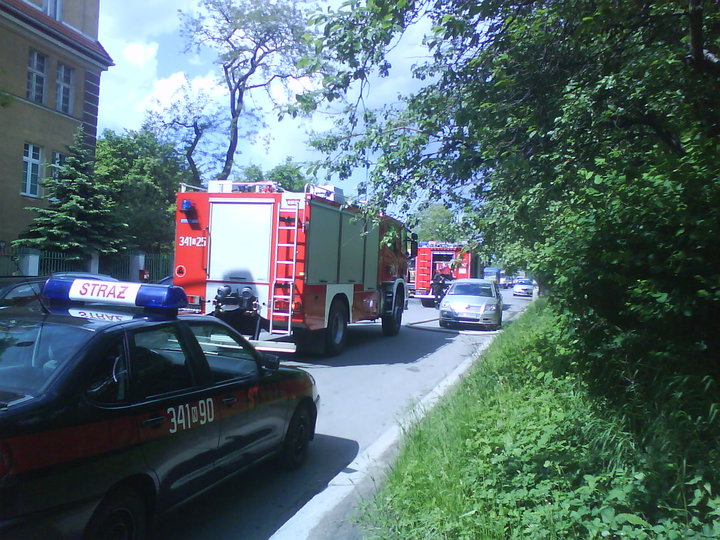"Pożar" na Saperów zdjęcie nr 45453