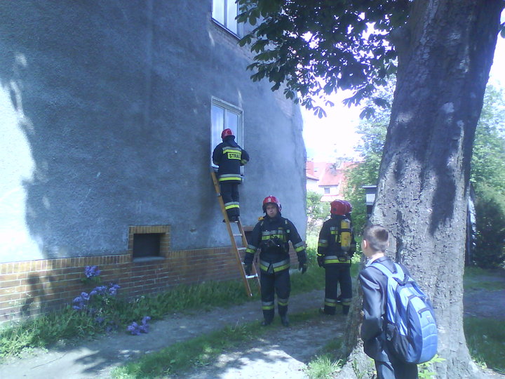 "Pożar" na Saperów zdjęcie nr 45454