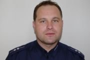 37 - asp. Sławomir Łowczak, posterunek Policji w Młynarach