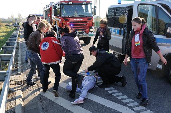 Wypadek autokaru na obwodnicy - ćwiczenia zdjęcie nr 50041