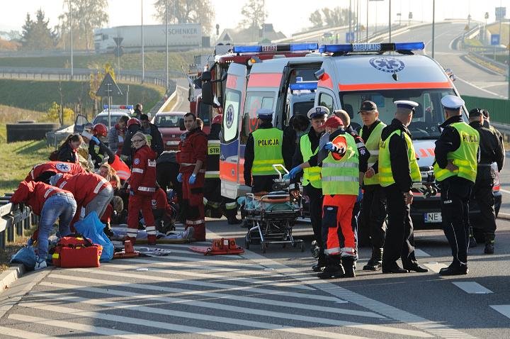 Wypadek autokaru na obwodnicy - ćwiczenia zdjęcie nr 50048