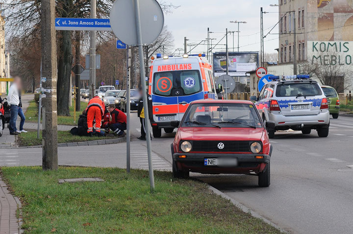 Elbląg Grunwaldzka-Komeńskiego: dwa zdarzenia w jednym czasie