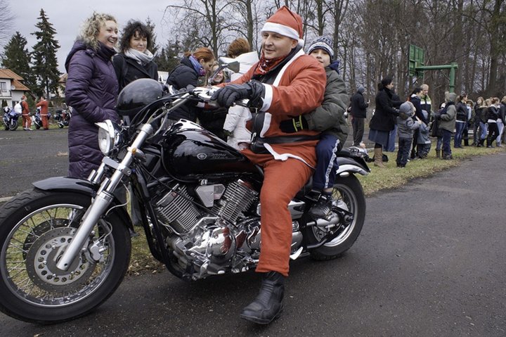 Elbląg Przyjechali MotoMikołaje