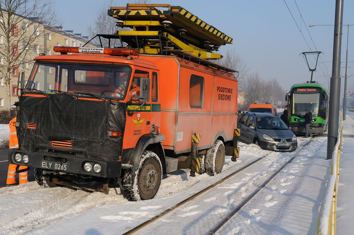 Scenic wjechał pod tramwaj zdjęcie nr 53072