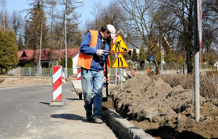 Elbląg Wymiana krawężników przy ul. Agrykola