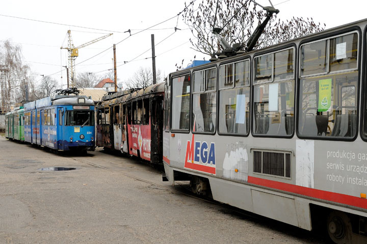 Na Robotniczej spłonął tramwaj zdjęcie nr 55456