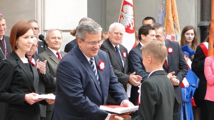 Elbląg Święto Flagi w Pałacu Prezydenckim