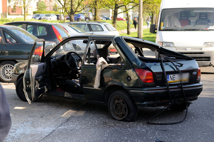 Wypadek na Sienkiewicza: motocyklista w szpitalu zdjęcie nr 56437