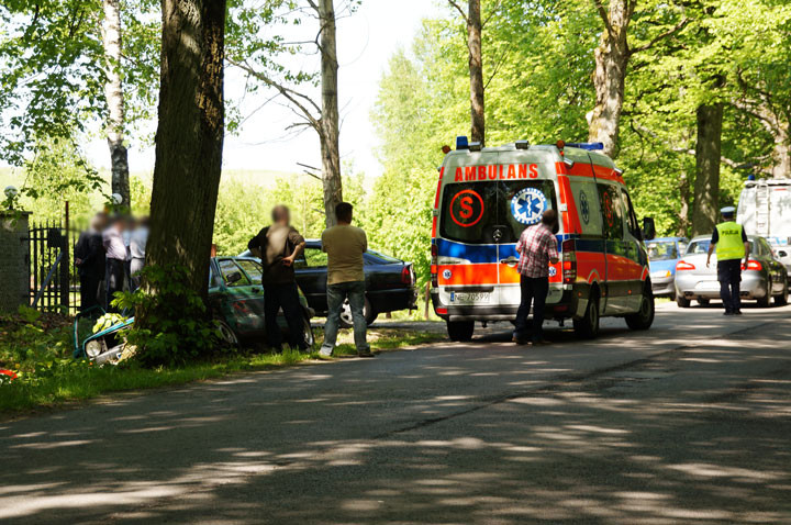 Elbląg Wypadek w Hucie Żuławskiej