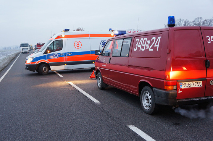 Wypadek między Jegłownikiem a Starym Polem zdjęcie nr 64277